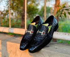 Men's Handmade Genuine Black