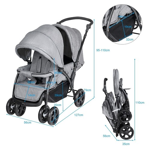Portable double seat baby - double,