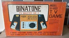 Vintage 1970's Binatone TV Master MK 8 Home Video Game Console in Box - Untested
