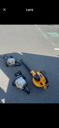 Chain saws and blower - chain,
