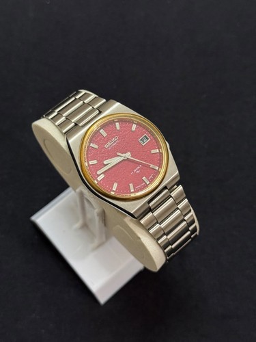 Rare seiko red texture dial - texture,