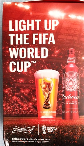 Budweiser light the fifa - light, up
