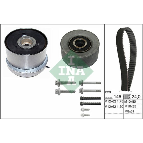 Timing belt kit - belt, vauxhall