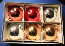 Set of 6 very large plain