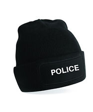 Beanie Black embroidered with