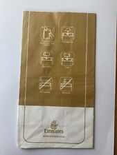 AIR SICKNESS EMIRATES AIRLINES PAPER SICK BAG