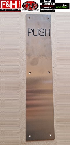 Door finger push plate - door,