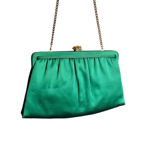 Vintage 1950 green satin - 1950’s,