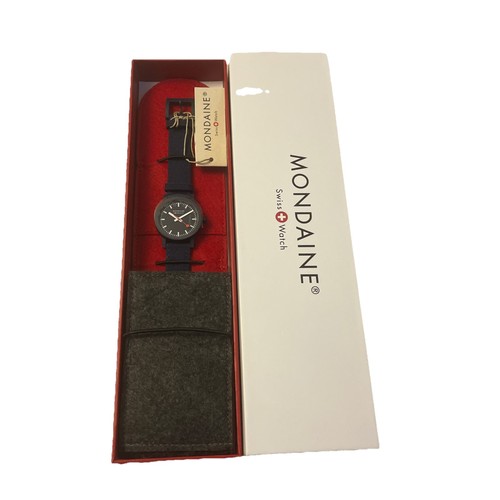 Mondaine essence blue dial - essence,
