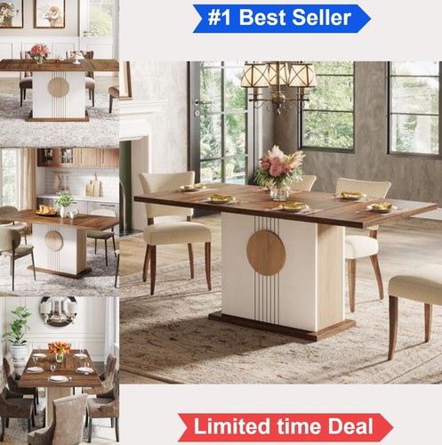 Rectangular dining table - dining, 55