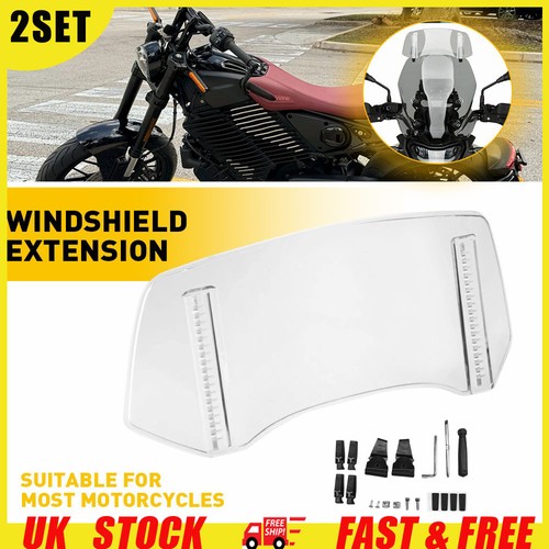 Universal clear motorcycle - 2x,