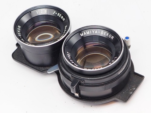 Mamiya sekor 80mm - 80mm, blue