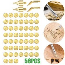 New 56Pcs Wood Burning Tips