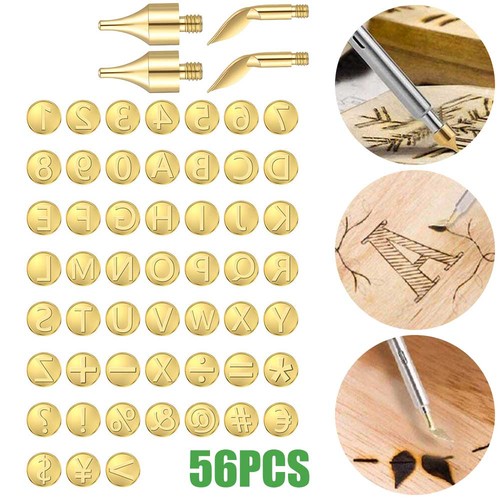 New 56pcs wood - wood, tips
