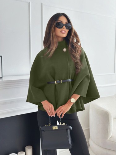 Stand collar batwing sleeves - stand,