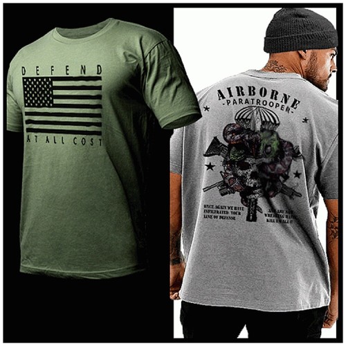 Airborne paratrooper shirt - airborne,