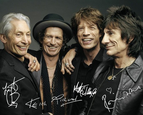 The rolling stones autograph - rolling,