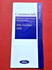 1992 FORD COMMERCIALS PRICE