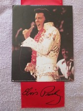ELVIS PRESLEY SIGNATURE RED