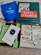 Vintage Travel Scrabble Board
