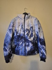 Mountain Warehouse Extreme Nordic Ski Jacket Coat Size 12 Recco Blue White