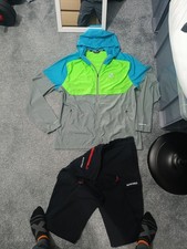 Blue Green Grey Black Montirex Windbreaker Trousers Tracksuit Set L