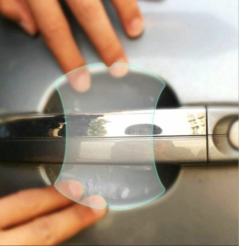 Clear door handle - handle, paint