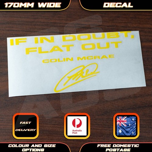Doubt flat out colin - if,