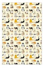 When The Cat's Away Tea Towel