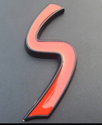 Black cooper mini badge - cooper,
