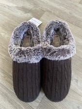 Skechers slippers Bobs Keepsakes Womens size 5 brown memory foam 