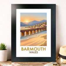 Barmouth, Wales Travel Poster