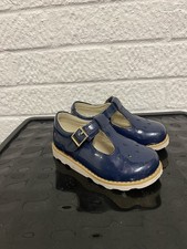 Navy blue patent  Clarks shoes
