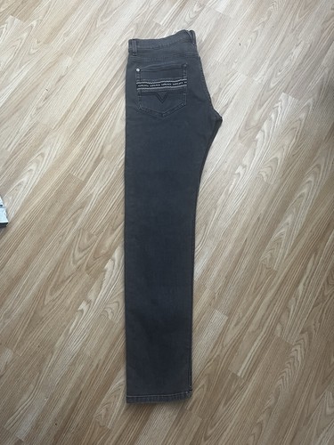 Versace straight leg jeans - versace,