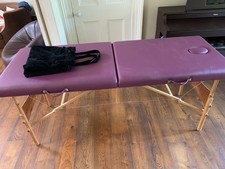 H-ROOT folding massage/beauty/tattoo bed, portable - with bag- V Gd Condition