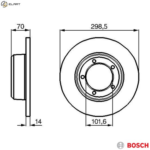Brake disc 986 - 2x, 0