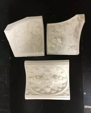 127mm floral cove corners, internal, external & straight join, available 