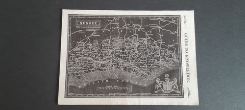 Original antique county - antique, (1834)