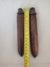 2 x NEW Wooden Carved Cuckoo