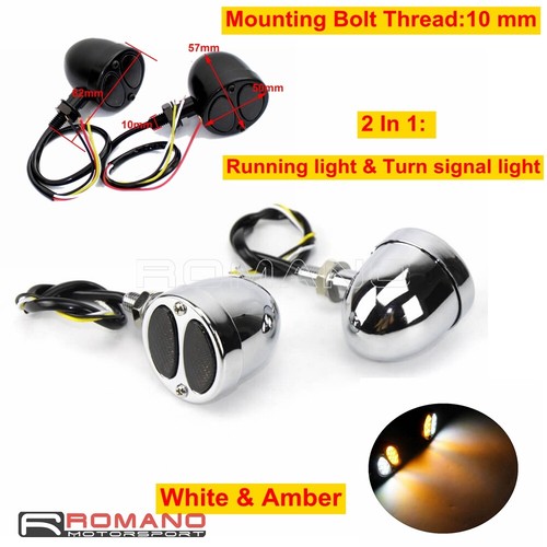 Pair motorcycle turn signal - pair,