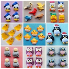 Resin Flat Backs BIRDS Craft