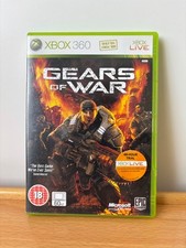 GEARS OF WAR XBOX 360 - ALL CASES, MANUALS, SLIGHT DAMAGE TO CASE ( SEE PICS )