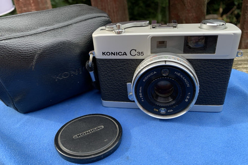 Konica c35 rangefinder vintage - konica,
