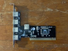 VIA VT6212L USB 2.0 PCI card 5 ports (4 external, 1 internal)
