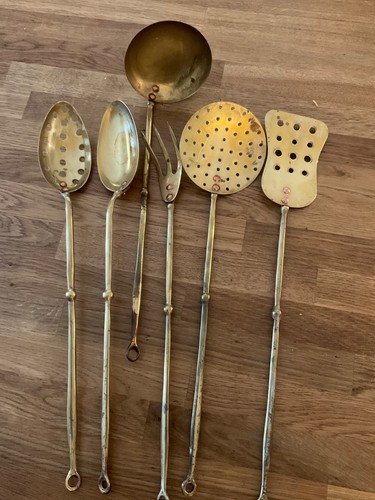 Vintage french brass kitchen - vintage,