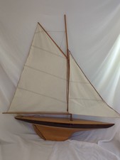 1895 Cup Racer Pond Yacht Sail