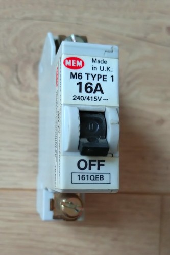 Mem amp type m6 - 16, mcb