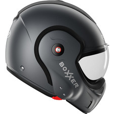 ROOF BOXXER 9 MATT GRAPHITE FLIP UP FRONT MODULAR MOTORCYCLE BIKE HELMET