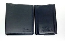 JAGUAR LEATHER HANDBOOK WALLET & DOCUMENT FOLDER with XF QUICK START GUIDE 2015