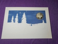 Isle Of Man Christmas 50p Coin Card 1993 Pobjoy Mint